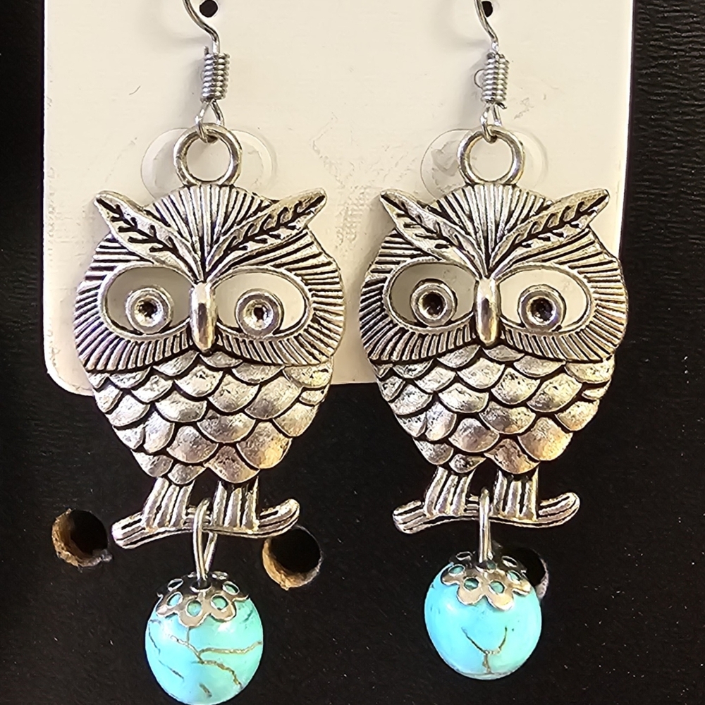Cute Owl Earringa